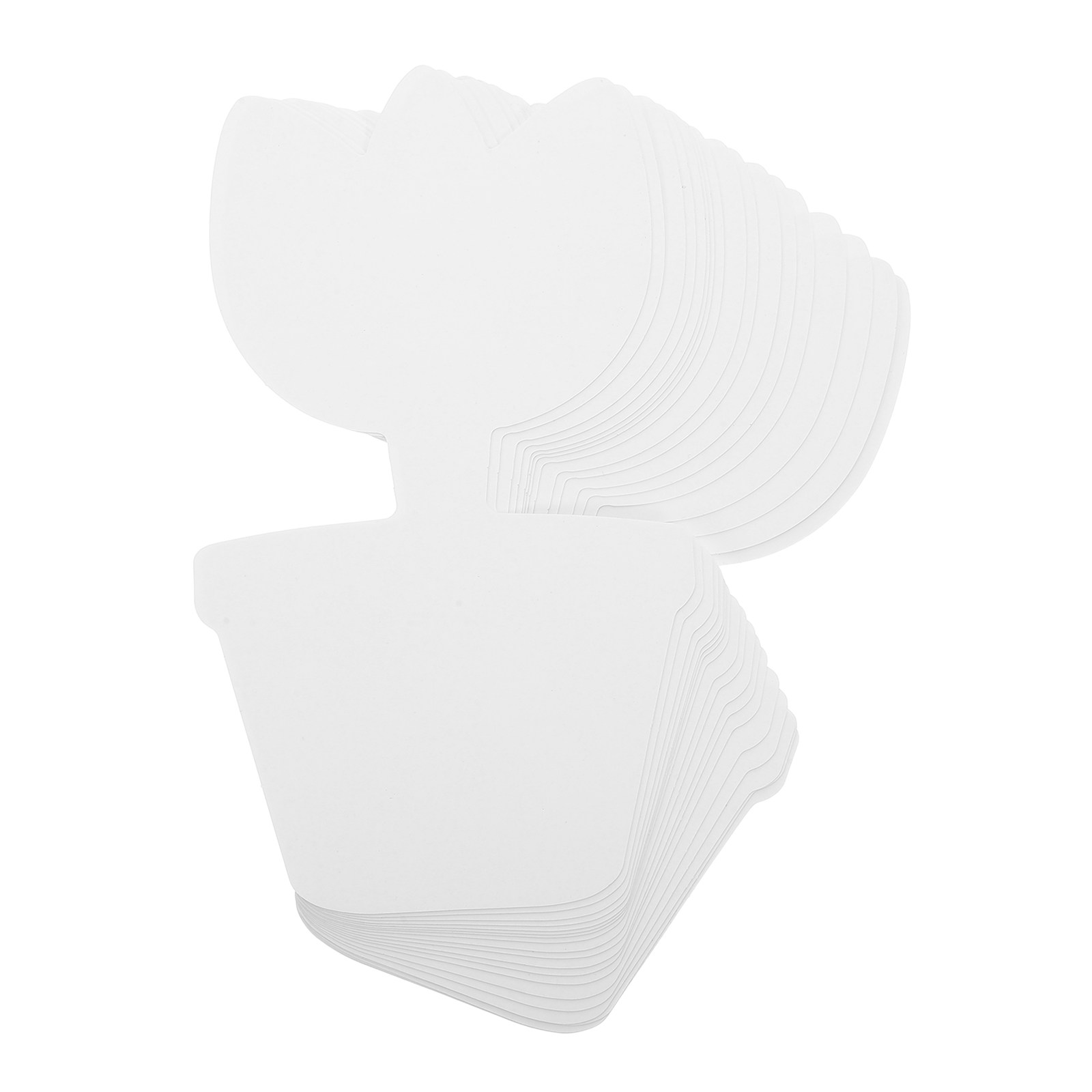 Art Craft Cardboard - 20 adet Kendin Yap Boyasız Saksı