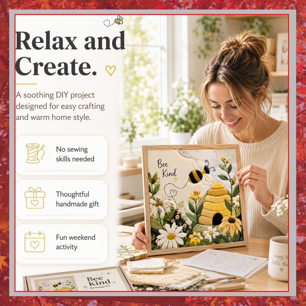 Arı Petek Desenli İğneleme Set - Art Craft Kit incelemesi ve fiyatı